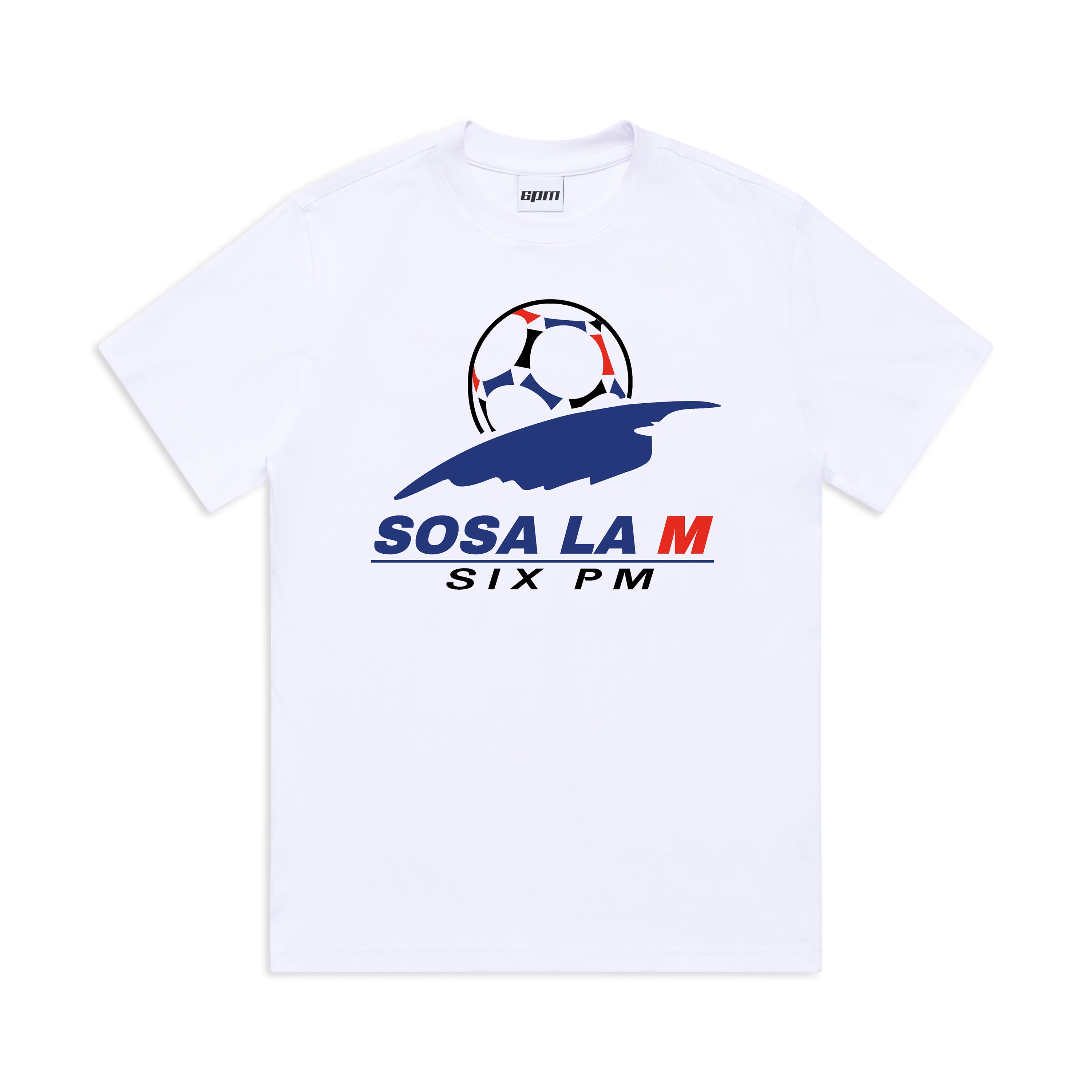 6PM RECORDS x SOSA LA M - NINETYEIGHT T-Shirt WHITE